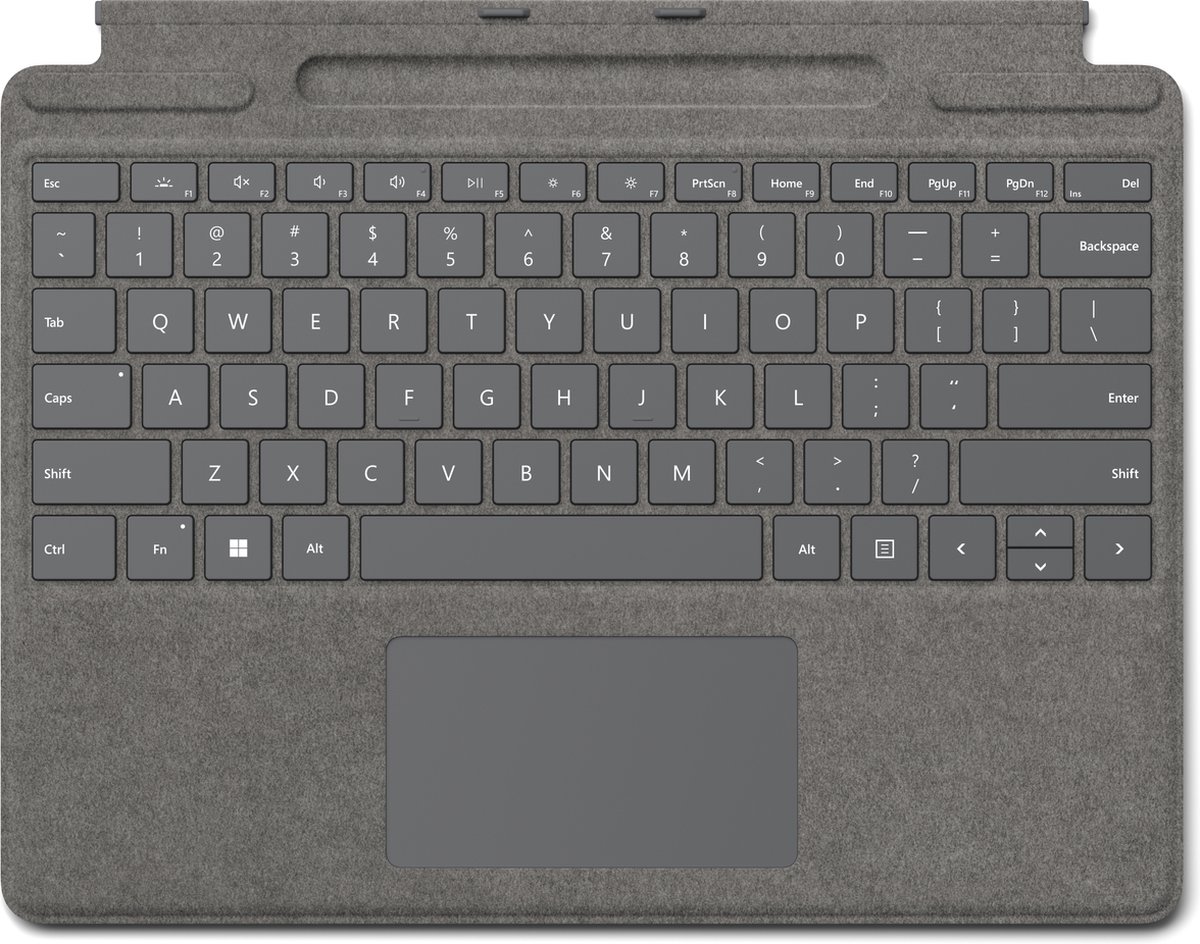 Microsoft Surface Pro Signature Keyboard Platina Microsoft Cover port QWERTY US