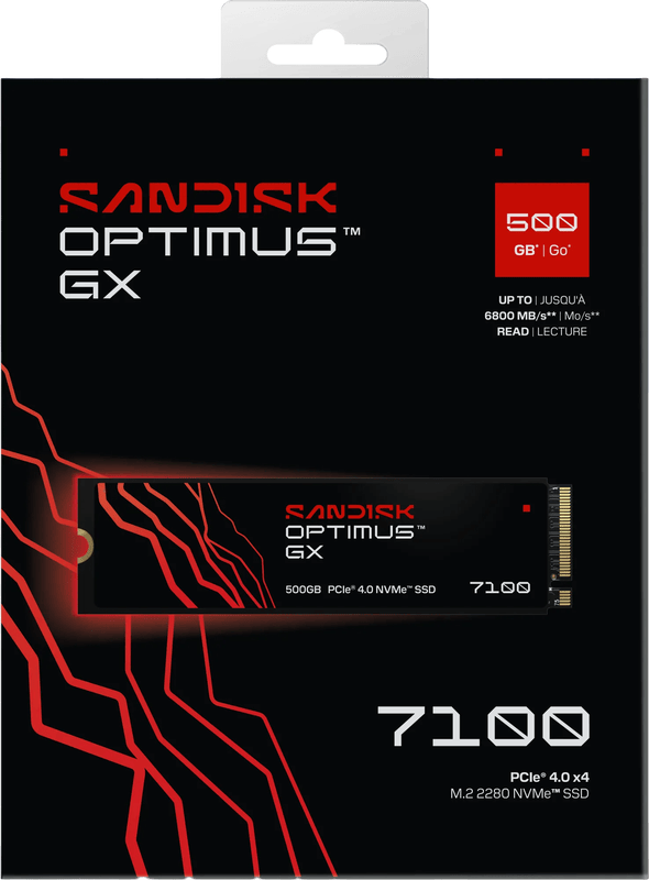 SANDISK Optimus GX 7100 500GB NVMe SSD