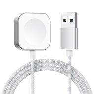Apple Watch oplader (wit) - USB - 1 meter - Geschikt voor alle Apple Watch series