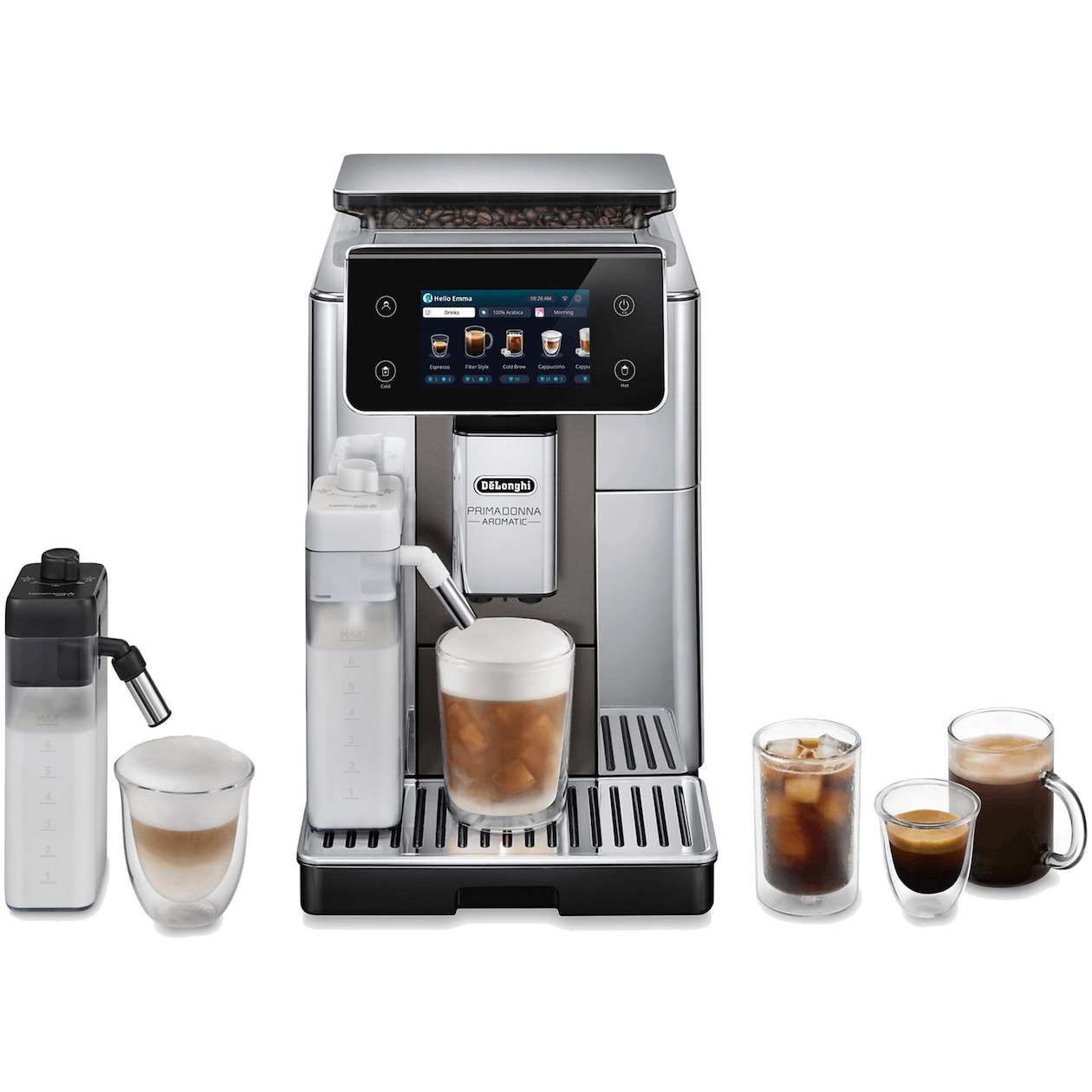 De'Longhi Primadonna Aromatic ECAM630.75.TSM Volautomaat Zwart
