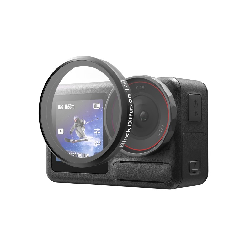 Telesin 1/4 black mist filter voor DJI Osmo Action 5/4/3 met aluminium frame