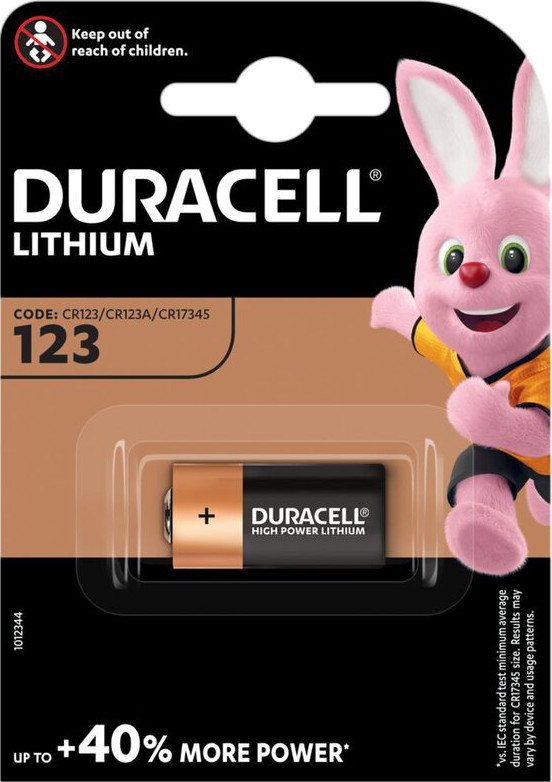 Batterij DL123A / CR123A / EL123A van Duracell