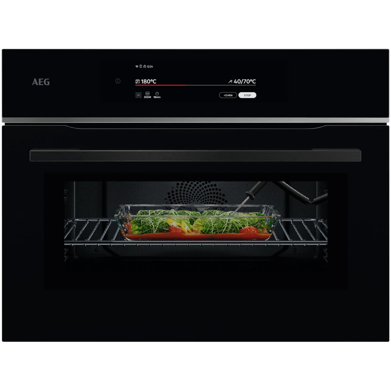 AEG TK9NK921B Inbouw oven met magnetron Zwart