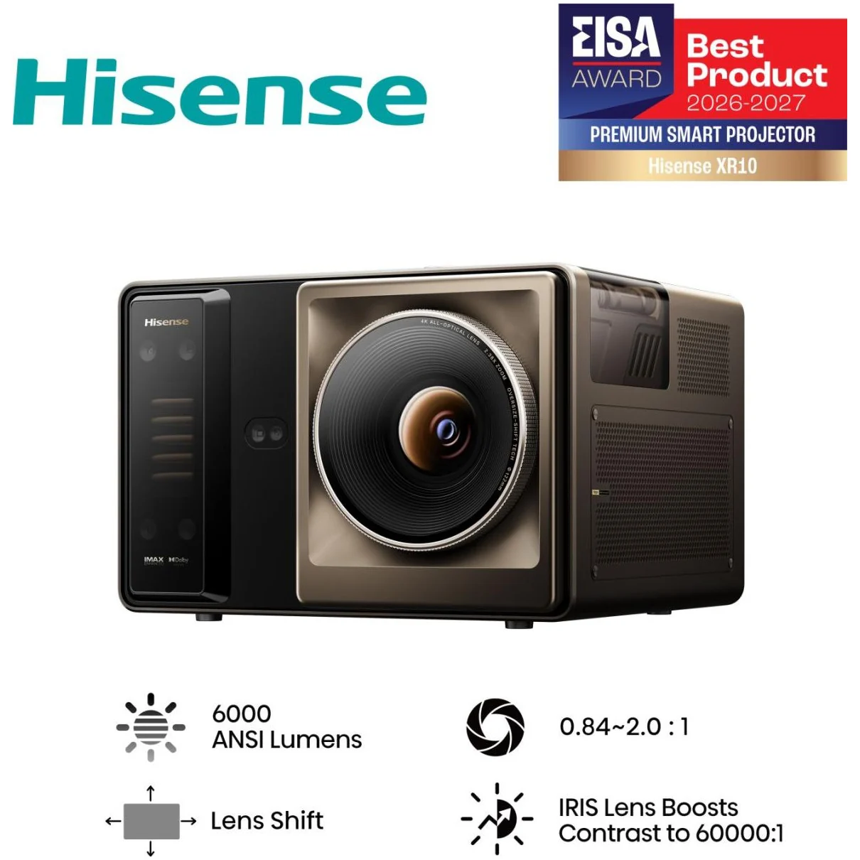 Hisense XR10 Beamer Zwart
