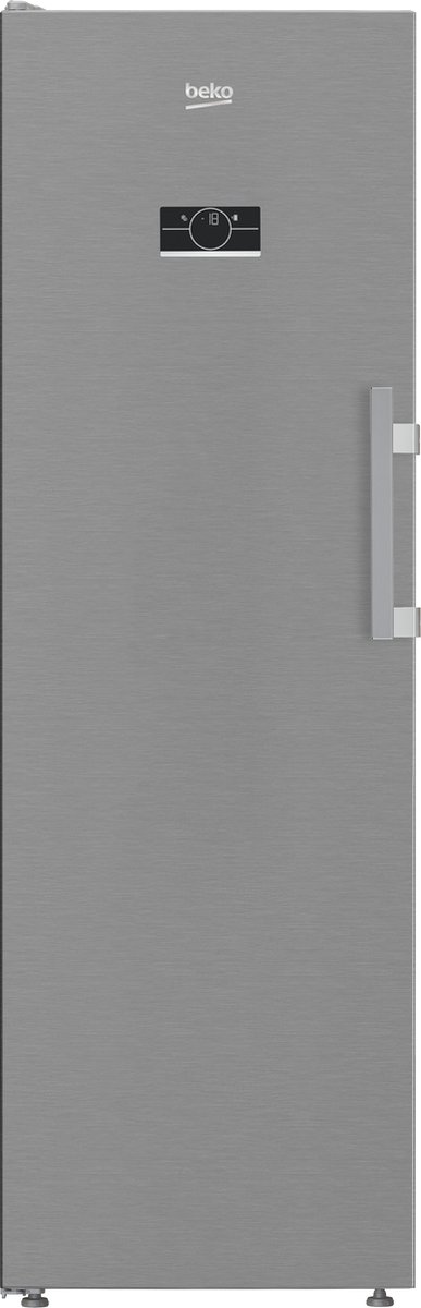 Beko B5RMFNE314X | Vrijstaande Vrieskast | Luxe RVS deur met Display | Total NoFrost | 286 L | Quick Freeze