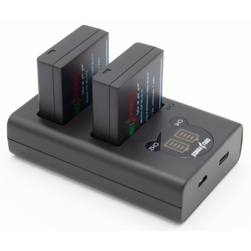 ChiliPower DMW-BLG10 Panasonic USB Duo Kit - Camera accu set