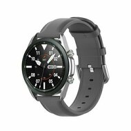 Classic leren bandje - Grijs - Huawei Watch 5 - 46mm