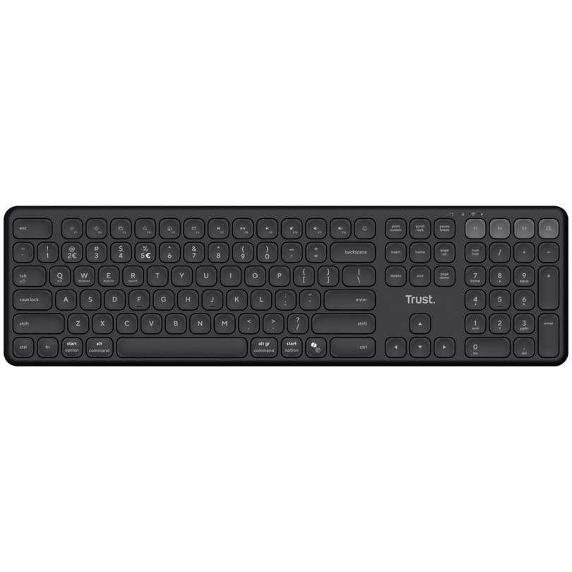 Trust VAIYA MULTIDEVICE WIRLS KEYBOARD BE AZERTY BE Toetsenbord Zwart
