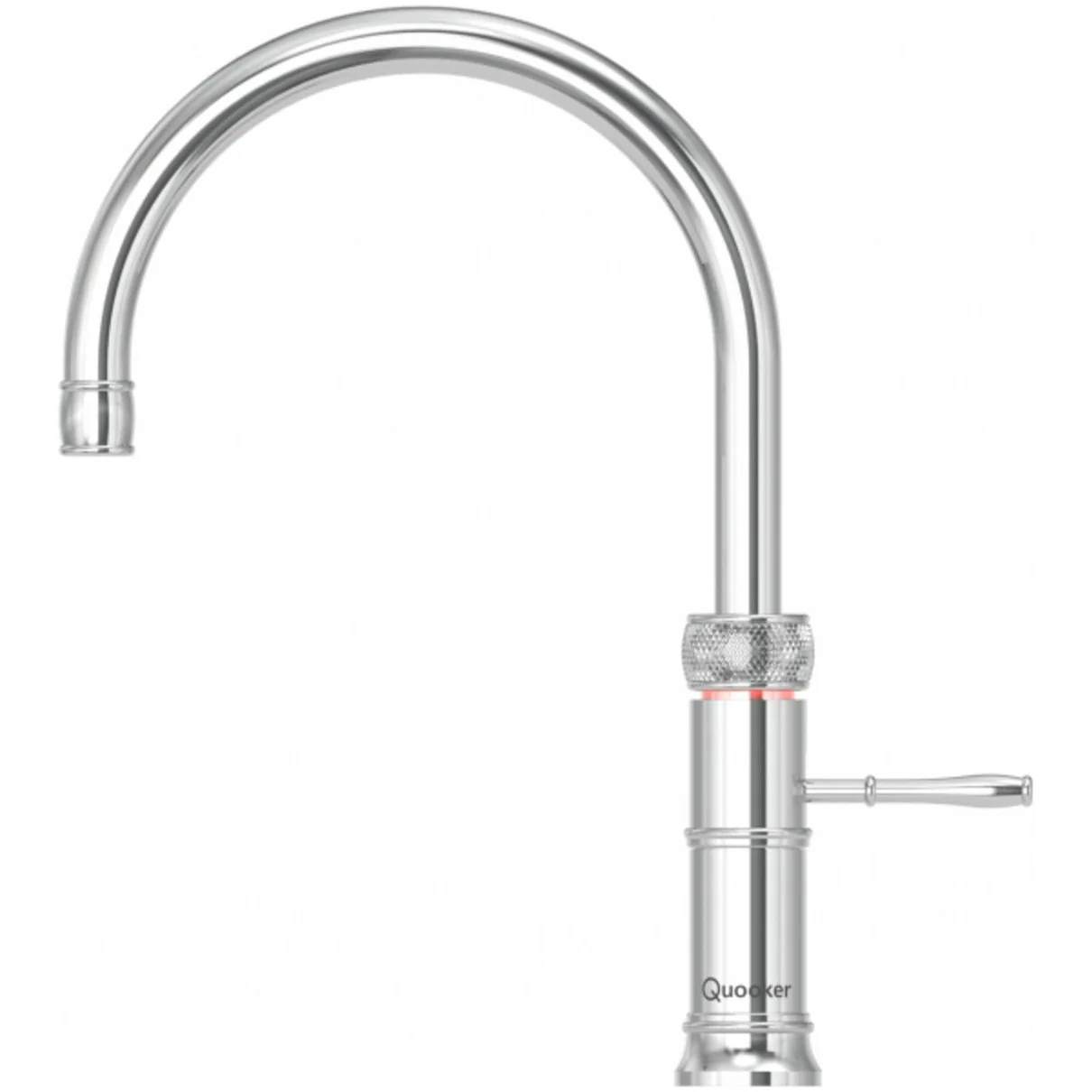 Quooker Classic Fusion Round Chroom Kraan Grijs