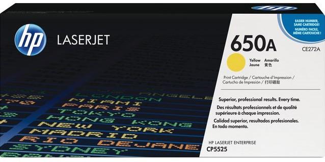 HP 650A toner geel