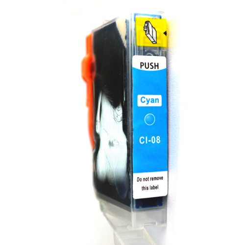 Huismerk Canon CLI-8C cartridge cyaan met chip