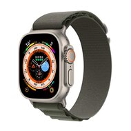 Alpine Loop nylon bandje - Groen - Geschikt voor Apple Watch 38mm / 40mm / 41mm / 42mm