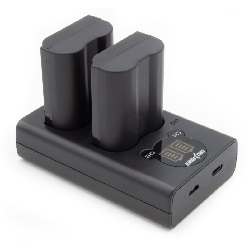 ChiliPower EN-EL15c Nikon USB Duo Kit - Camera accu set