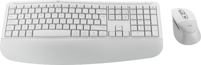 Logitech MK880 Signature Comfort Plus Draadloze Toetsenbord en Muis Combo Offwhite QWERTY