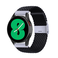 Braided nylon bandje - Zwart - Garmin Vivoactive 6 / Vivoactive 5 / Vivoactive 3