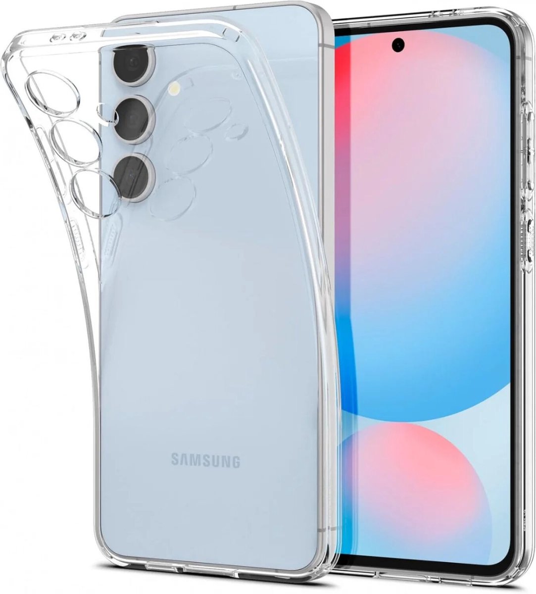 Spigen Liquid Crystal Hoesje Geschikt voor Samsung Galaxy S24 FE - Back Cover TPU Transparant