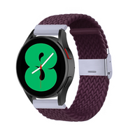 Braided nylon bandje - Donkerpaars - Garmin Vivoactive 6 / Vivoactive 5 / Vivoactive 3