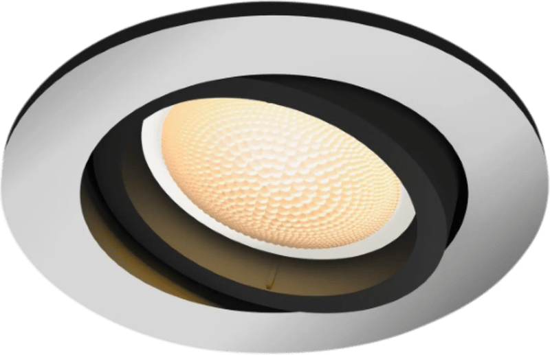 Philips Hue Milliskin inbouwspot White Ambiance - rond - Aluminium
