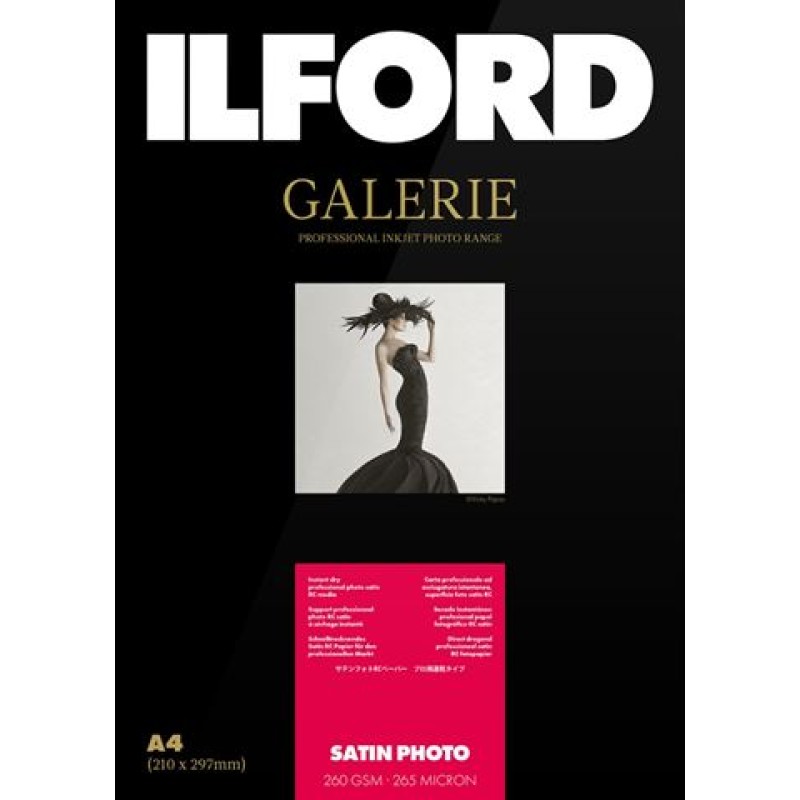 Ilford Galerie Satin Photo 260g A4 25 Vel