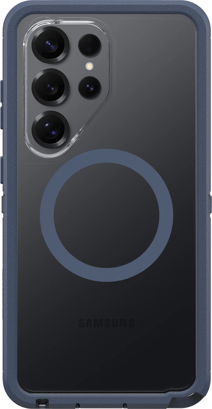 OtterBox Defender Samsung Galaxy S26 Ultra Back Cover met Magneet Transparant Blauwe Rand