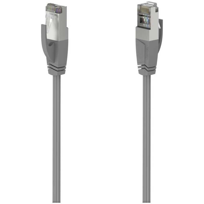 Hama Netwerkkabel, CAT-5e, 1 Gbit/s, F/UTP afgeschermd, 10,00 m UTP kabel Grijs
