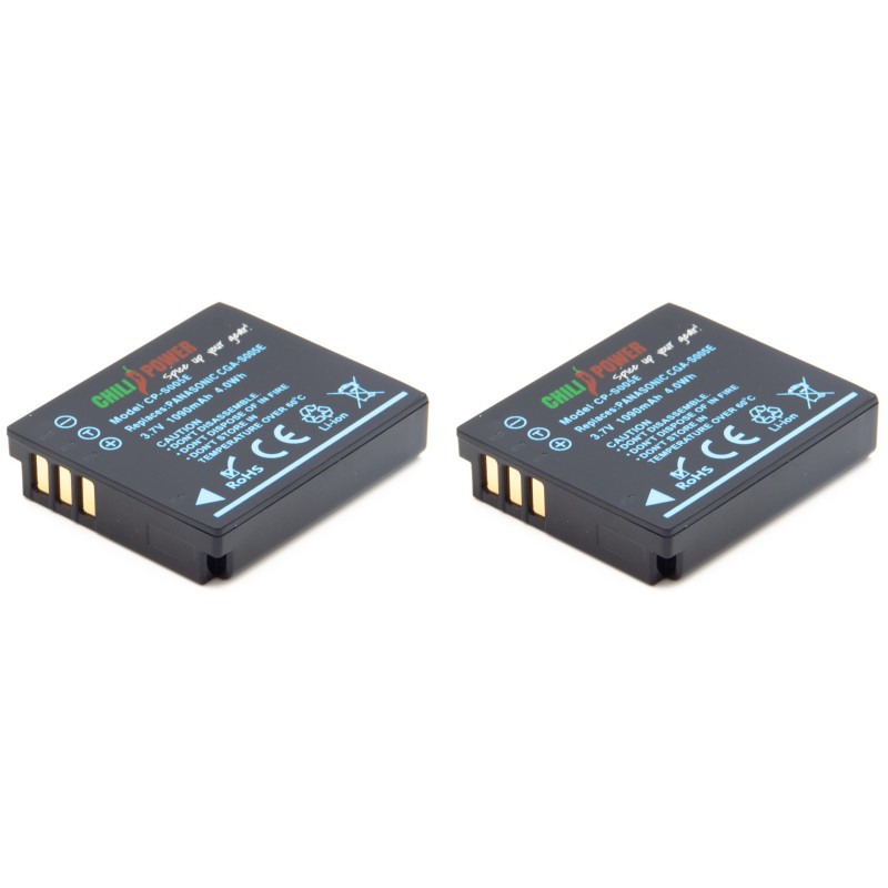 ChiliPower Panasonic CGA-S005 accu - 1090mAh - 2-Pack