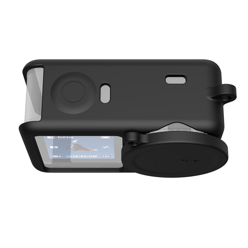 Telesin Siliconen Cover + Lensdop voor DJI Osmo Action 6