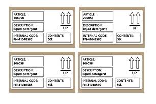 Dymo 12 pack label Shipping/Badge Label 101x54mm
