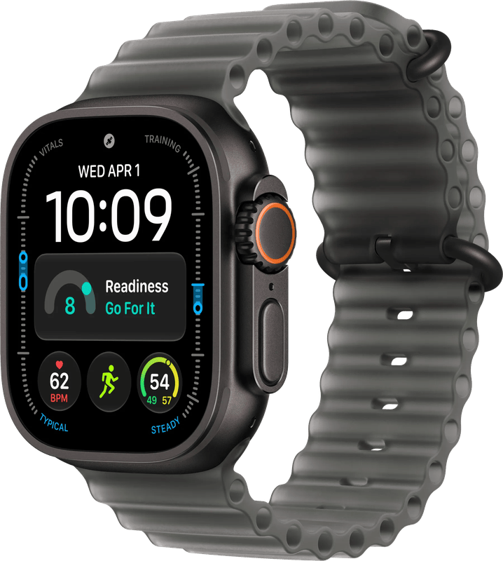 Apple Watch Ultra 4 Cellular 49mm Zwart Ocean Band