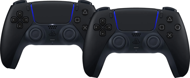 Sony Playstation 5 DualSense Draadloze Controller Midnight Black Duo Pack