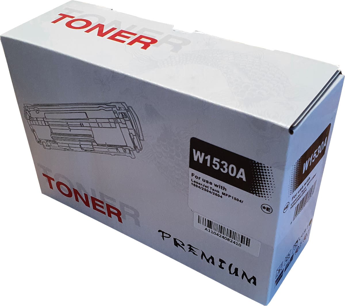 Huismerk HP 153A (W1530A) toner navul kit zwart