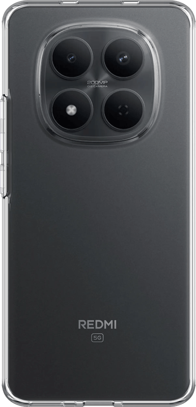 Just in Case Soft Design Xiaomi Redmi Note 15 Back Cover Transparant
