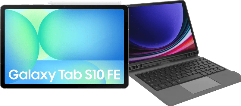 Samsung Galaxy Tab S10 FE 10,9 inch 128GB Wifi/5G Grijs EE+ Toetsenbord Hoes QWERTY