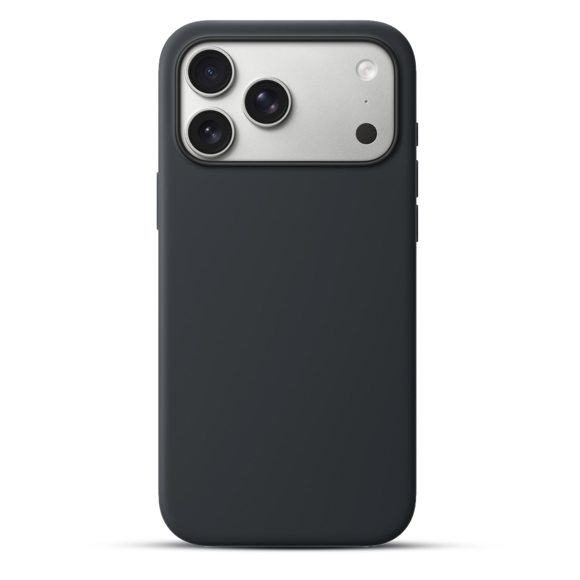 Solidenz siliconen hoesje met MagSafe voor iPhone 17 Pro Max en iPhone 18 Pro Max - Midnight Black