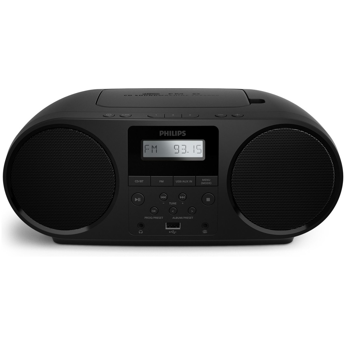 Philips TAZ5000/10 FM radio Zwart