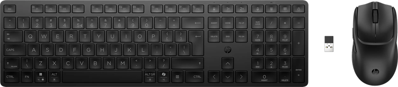HP 490C Multi-Device Dual-Mode Toetsenbord en Muis Zwart QWERTY