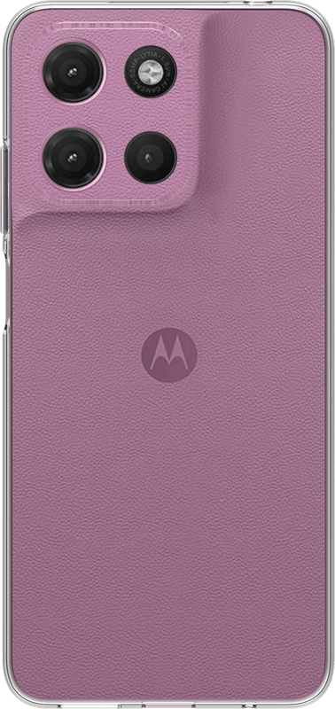 Just in Case Soft Design Motorola Moto G17 / G17 Power Back Cover Transparant