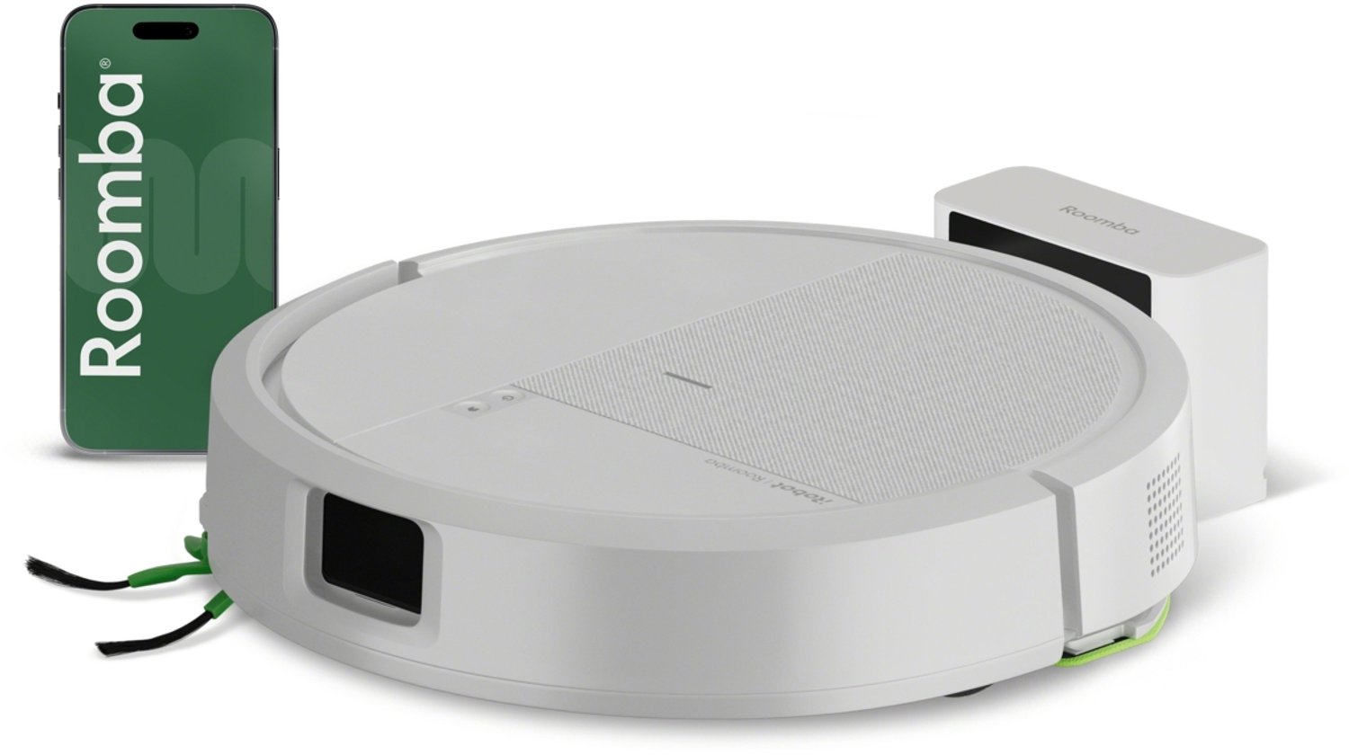 iRobot – Roomba® 115 Combo Robot - Robot stofzuiger met dweilfunctie – 15.000 Pa - Wit