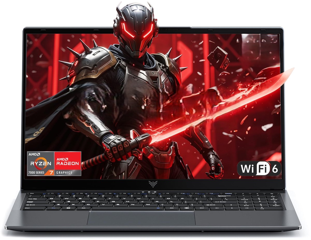 ACEMAGIC LX15 Pro 15.6 Zoll Gaming Laptop - AMD Ryzen 7 7730U(8C/16T,tot 4.5GHz) - 16GB RAM LPDDR4 512GB SSD - Windows 11 Pro-Type C - WIFI6 Notebook