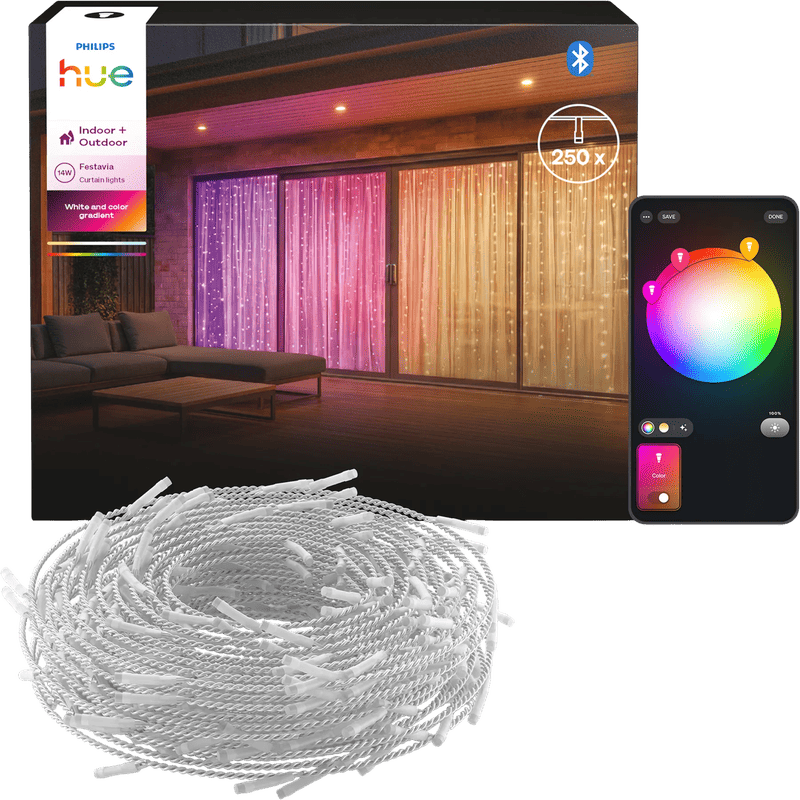 Philips Hue LED Lichtgordijn 1,35 x 2 meter
