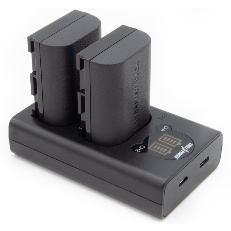 ChiliPower LP-E6NH Canon USB Duo Kit - Camera accu set