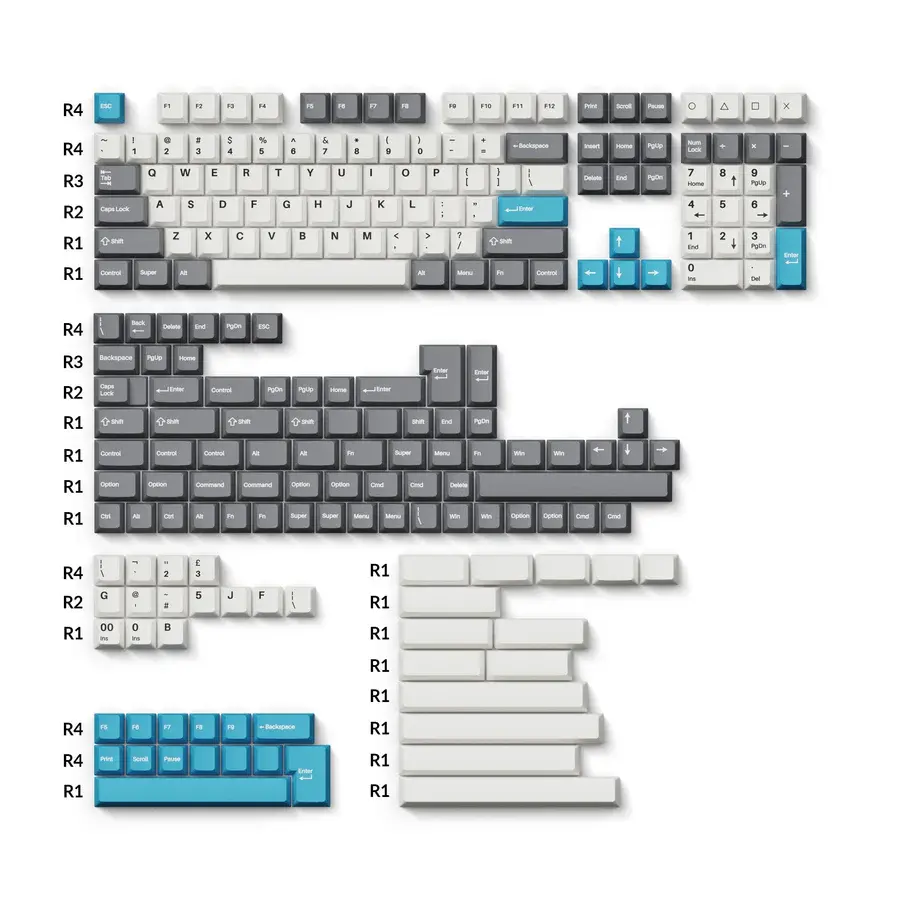 Keychron Double Shot Cherry PBT Keycaps