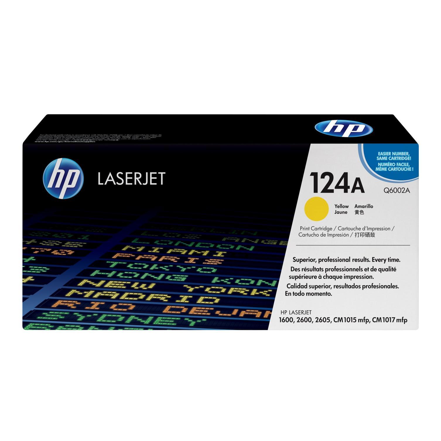 HP 124A toner geel