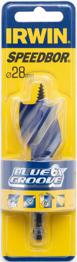 Irwin speedboor 28x100mm Blue Groove 6x