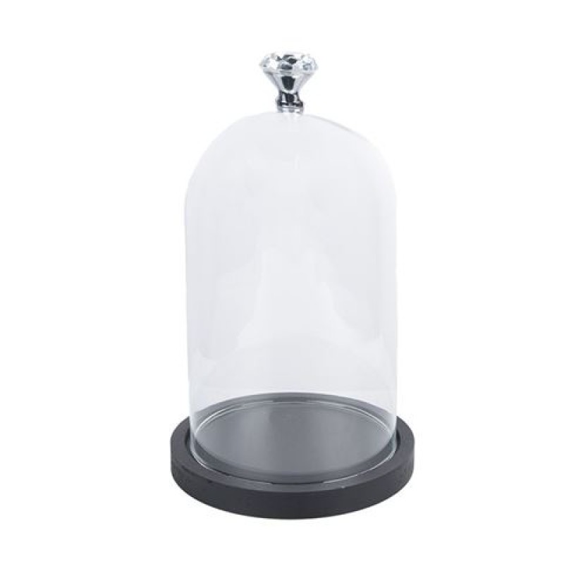 Clayre Eef 6GL2544 Stolp Transparant 14x25 cm