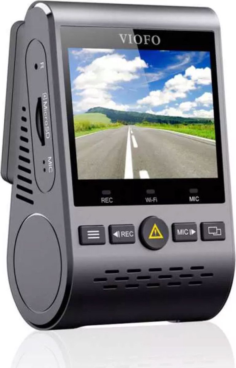 Viofo A129 Pro - 4K Dashcam - Duo Camera met Achtercamera - GPS & WiFi - Parkeerstand - Sony STARVIS Nachtzicht - Kentekenherkenning - Auto Camera met Loop Recording