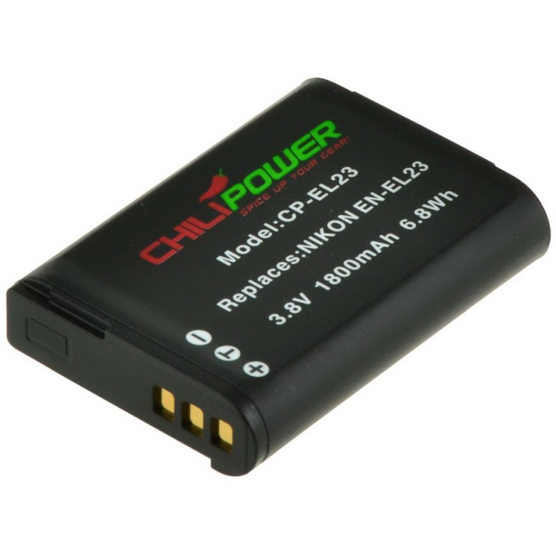 ChiliPower EN-EL23 accu voor Nikon - 1800mAh