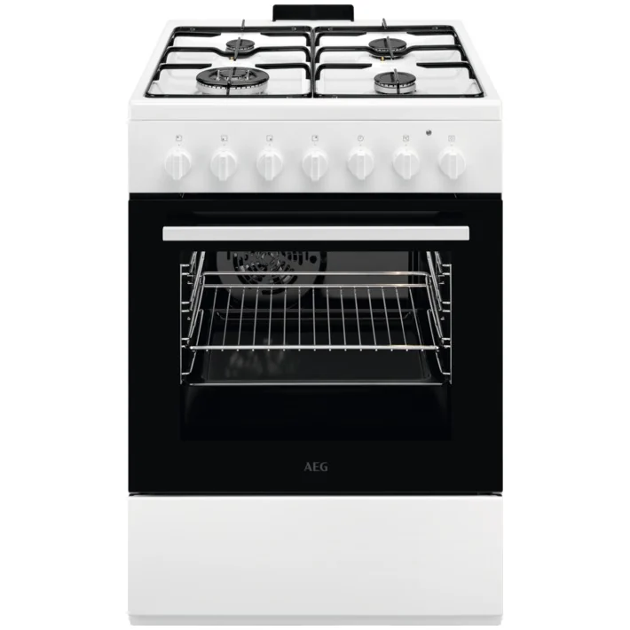 AEG CKB64101BW Gasfornuis Wit