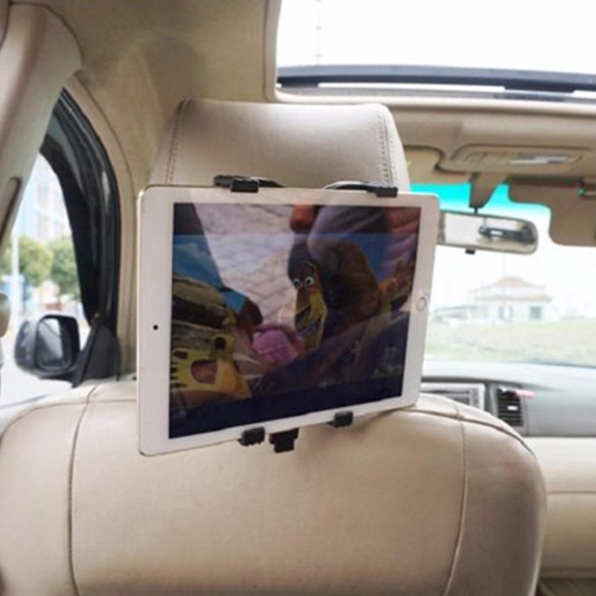 *** Universale Tablet Holder (voor alle Tablets van 6" tm 10") Universeel Auto Hoofdsteun Houder - van Heble® ***