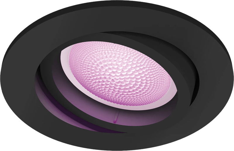 Philips Hue Centura inbouwspot White and Color - rond - Zwart
